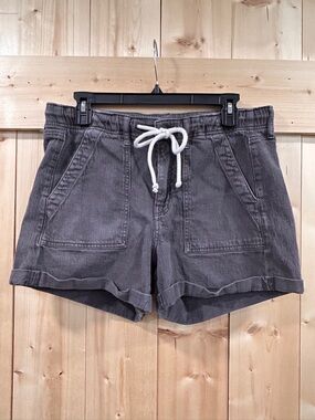 American Eagle Utility Tomgirl Drawstring Denim Shorts - Gorpcore, Festival
